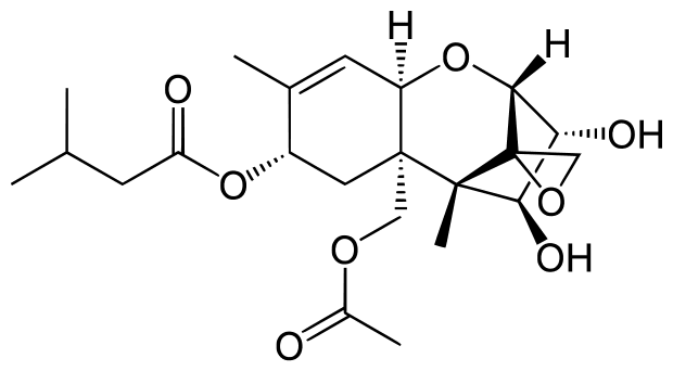 Chemical formula for HT-2 toxin